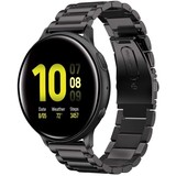 Strap-it® Samsung Galaxy Watch Active / Active 2 Gliederamband (Schwarz) Strap-it® Samsung Galaxy Watch Active / Active 2 Gliederamband (Schwarz)
