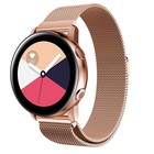 Strap-it® Strap-it Samsung Galaxy Watch Active / Active 2 Milanese Armband (Roségold)