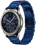 Strap-it® Strap-it Samsung Gear S3 Classic / Frontier Gliederarmband (Blau)
