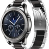 Strap-it® Strap-it Samsung Gear S3 Classic / Frontier Gliederarmband (Silber / Schwarz) Strap-it® Strap-it Samsung Gear S3 Classic / Frontier Gliederarmband (Silber / Schwarz)