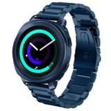 Strap-it® Samsung Gear Sport Gliederarmband (Blau)