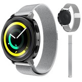Strap-it® Samsung Gear Sport Milanese Band (Silber) Strap-it® Samsung Gear Sport Milanese Band (Silber)