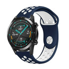 Strap-it® Strap-it Huawei Watch GT 2 Sport Armband (Blau Weiß)