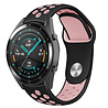 Strap-it® Strap-it Huawei Watch GT 2 Sport Armband (Schwarz Rosa) Strap-it® Strap-it Huawei Watch GT 2 Sport Armband (Schwarz Rosa)