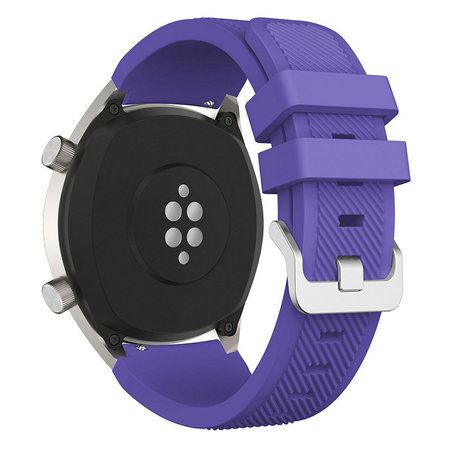 Strap-it® Strap-it Huawei Watch GT 2 Silikonarmband (Violett)