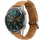 Strap-it® Strap-it Huawei Watch GT 2 Lederarmband (Braun)