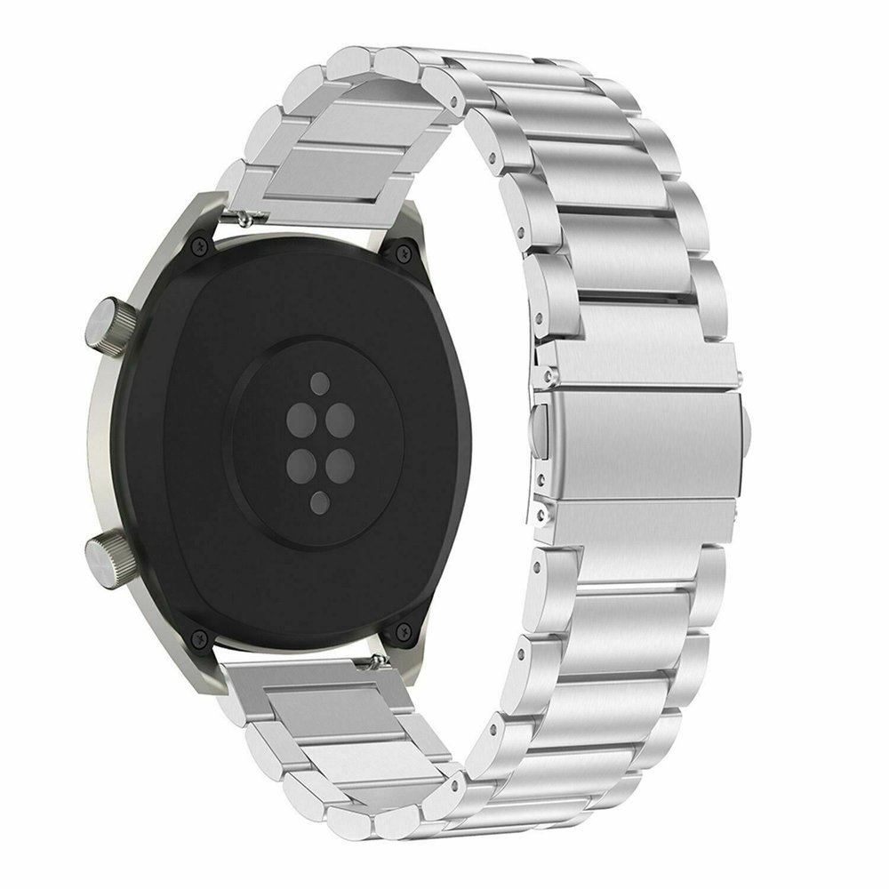 Strap-it® Strap-it Huawei Watch GT 2 Gliederarmband (Silber)