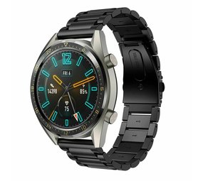Strap-it® Huawei Watch GT / GT 2 Gliederarmband (Schwarz)
