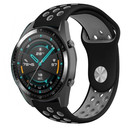 Strap-it® Strap-it Huawei Watch GT 2 Sport Armband (Schwarz / Grau)