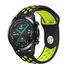 Strap-it® Strap-it Huawei Watch GT 2 Sport Armband (Schwarz / Gelb) Strap-it® Strap-it Huawei Watch GT 2 Sport Armband (Schwarz / Gelb)