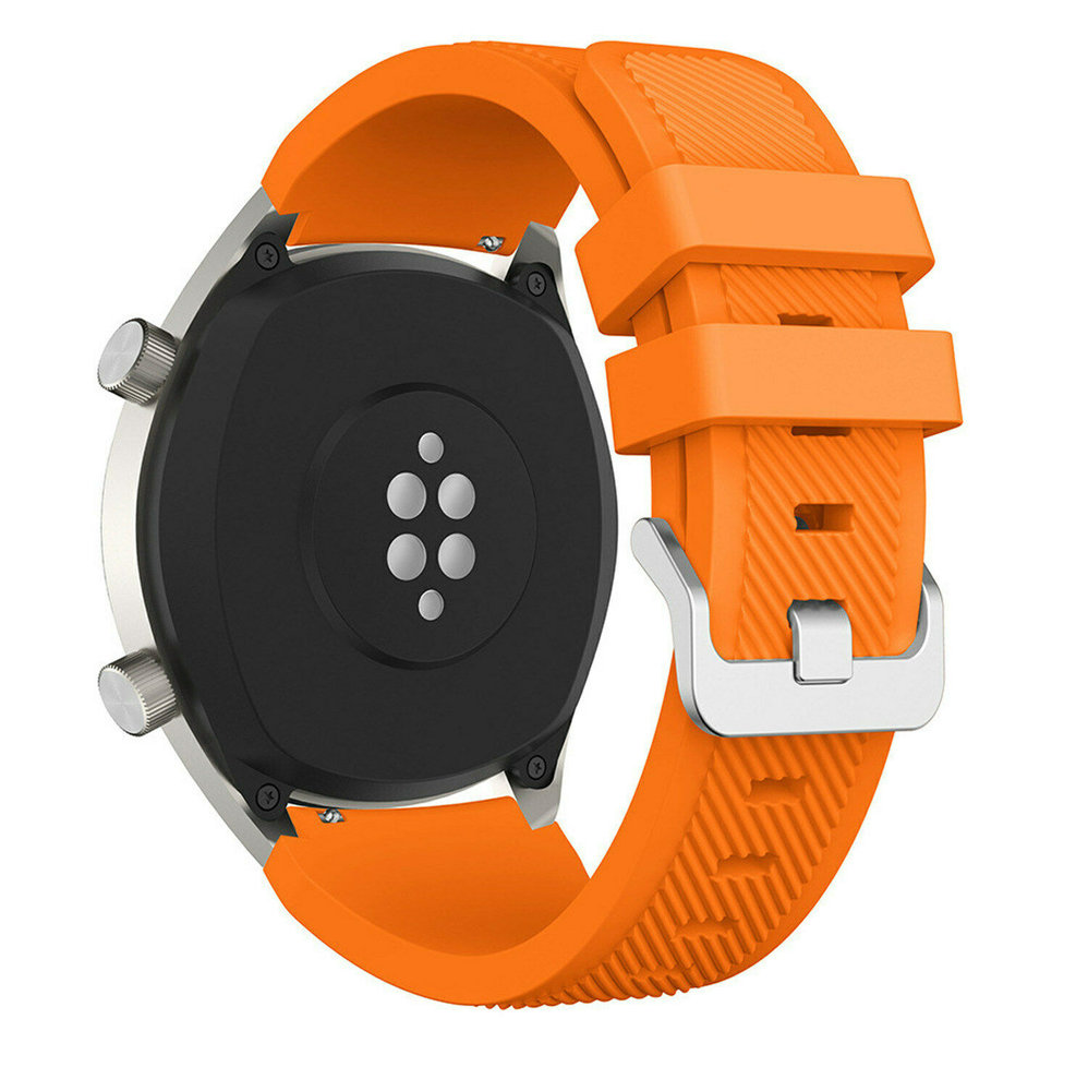 Strap-it® Strap-it Huawei Watch GT 2 Silikonarmband (Orange) Strap-it® Strap-it Huawei Watch GT 2 Silikonarmband (Orange)