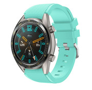 Strap-it® Huawei Watch GT / GT 2 Silikonarmband (Aqua)