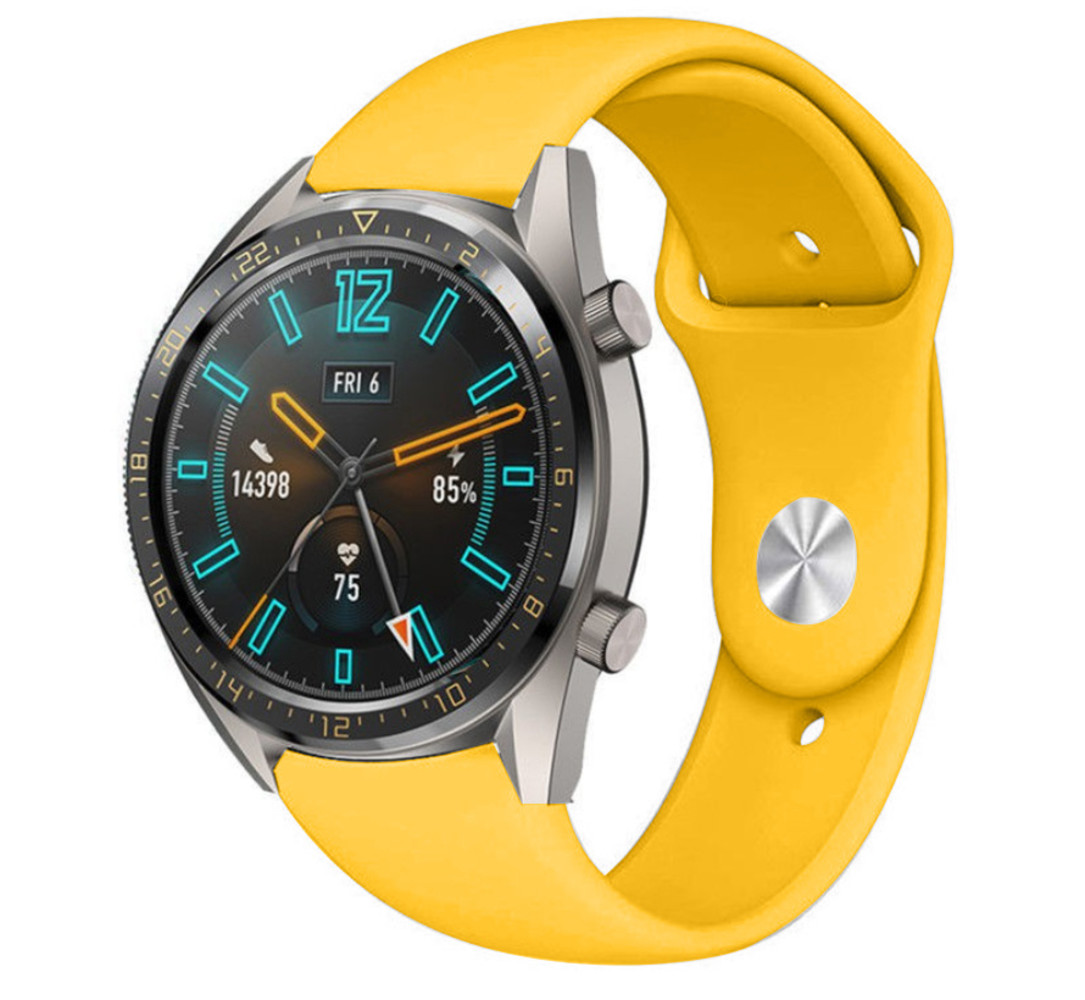 Strap-it® Strap-it Huawei Watch GT 2 Sport Armband (Gelb)