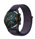 Strap-it® Strap-it Huawei Watch GT 2 Armband Nylon (Lila-Blau)