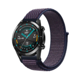 Strap-it® Huawei Watch GT 2 Armband Nylon (Lila-Blau) Strap-it® Huawei Watch GT 2 Armband Nylon (Lila-Blau)