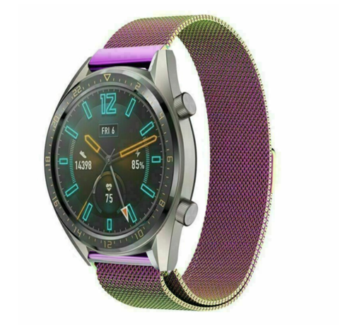 Strap-it® Strap-it Huawei Watch GT 2 Milanese Armband (Regenbogen)