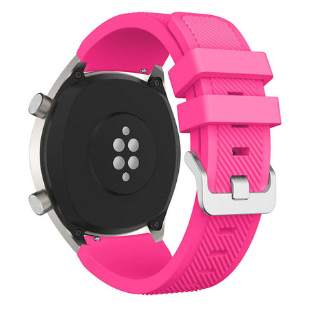 Strap-it® Strap-it Huawei Watch GT 2 Silikonarmband (Pink)