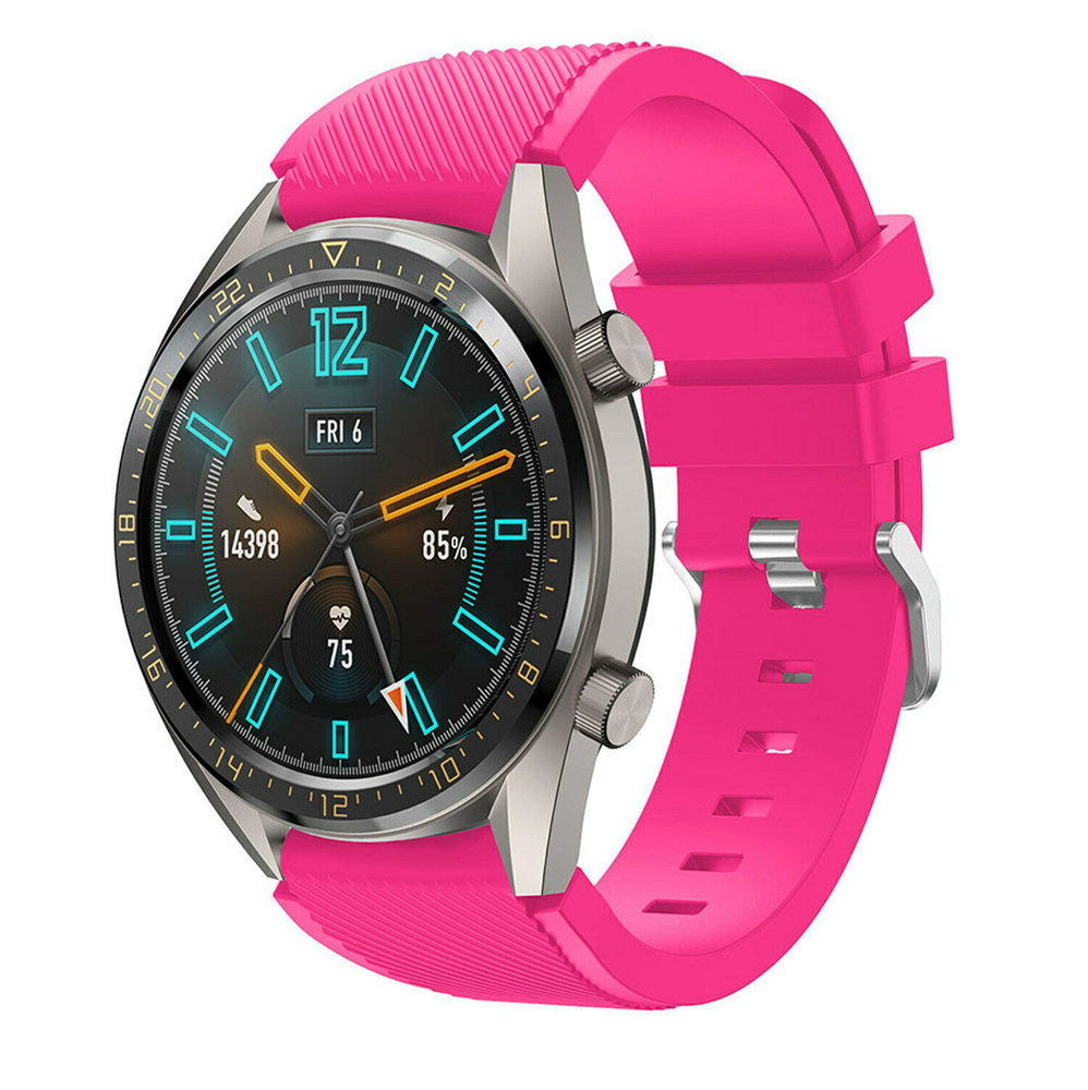 Strap-it® Strap-it Huawei Watch GT 2 Silikonarmband (Pink)