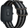 Strap-it® Strap-it Xiaomi Amazfit Bip Nylon Schnallenarmband (Schwarz / Grau) Strap-it® Strap-it Xiaomi Amazfit Bip Nylon Schnallenarmband (Schwarz / Grau)