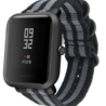 Strap-it® Strap-it Xiaomi Amazfit Bip Nylon Schnallenarmband (Schwarz / Grau) Strap-it® Strap-it Xiaomi Amazfit Bip Nylon Schnallenarmband (Schwarz / Grau)
