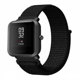 Strap-it® Xiaomi Amazfit Bip Armband Nylon (Schwarz) Strap-it® Xiaomi Amazfit Bip Armband Nylon (Schwarz)