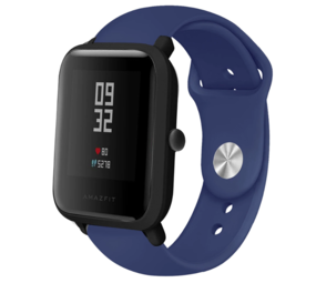 Strap-it® Xiaomi Amazfit Bip Sportarmband (Dunkelblau) Strap-it® Xiaomi Amazfit Bip Sportarmband (Dunkelblau)