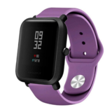 Strap-it® Xiaomi Amazfit Bip Sportarmband (Lila)