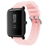Strap-it® Xiaomi Amazfit Bip Armband Silikon (Hellrosa)