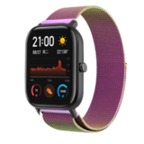 Strap-it® Xiaomi Amazfit GTS Milanese Armband (Regenbogen)
