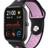 Strap-it® Strap-it Xiaomi Amazfit GTS Sportarmband (Schwarz / Rosa) Strap-it® Strap-it Xiaomi Amazfit GTS Sportarmband (Schwarz / Rosa)