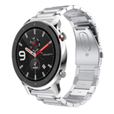 Strap-it® Xiaomi Amazfit GTR Gliederarmband (Silber)