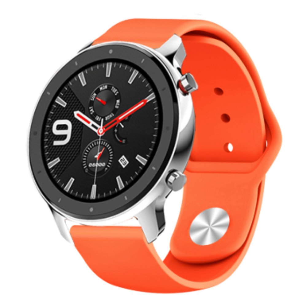 Strap-it® Strap-it Xiaomi Amazfit GTR Sportarmband (Orange)
