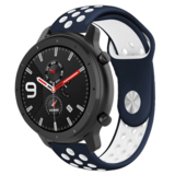 Strap-it® Xiaomi Amazfit GTR Sportarmband (Blau / Weiß)