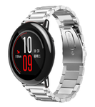 Strap-it® Strap-it Xiaomi Amazfit Pace Gliederarmband (Silber)