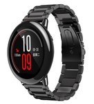 Strap-it® Strap-it Xiaomi Amazfit Pace Gliederarmband (Schwarz)