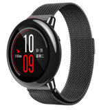 Strap-it® Xiaomi Amazfit Pace Milanese Armband (Schwarz)