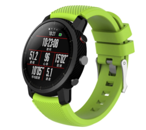 Strap-it® Xiaomi Amazfit Pace Armband Silikon (Hellgrün) Strap-it® Xiaomi Amazfit Pace Armband Silikon (Hellgrün)