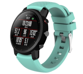 Strap-it® Xiaomi Amazfit Pace Armband Silikon (Aqua) Strap-it® Xiaomi Amazfit Pace Armband Silikon (Aqua)