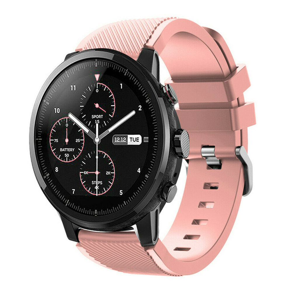 Strap-it® Strap-it Xiaomi Amazfit Stratos Armband Silikon (Rosa) Strap-it® Strap-it Xiaomi Amazfit Stratos Armband Silikon (Rosa)