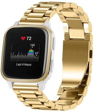 Strap-it® Strap-it Garmin Venu (SQ) Gliederarmband (Gold) Strap-it® Strap-it Garmin Venu (SQ) Gliederarmband (Gold)