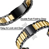 Strap-it® Strap-it Garmin Venu (SQ) Gliederarmband (Schwarz / Gold) Strap-it® Strap-it Garmin Venu (SQ) Gliederarmband (Schwarz / Gold)