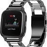 Strap-it® Strap-it Garmin Venu (SQ) Gliederarmband (Schwarz / Silber) Strap-it® Strap-it Garmin Venu (SQ) Gliederarmband (Schwarz / Silber)