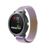 Strap-it® Garmin Vivoactive 3 Milanese Armband (Regenbogen) Strap-it® Garmin Vivoactive 3 Milanese Armband (Regenbogen)