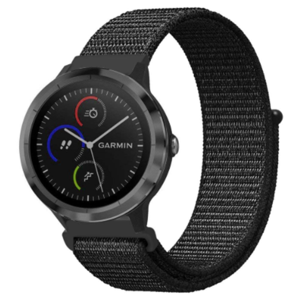 Garmin Vivoactive 4 Armband Nylon 45mm Schwarz