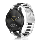 Strap-it® Garmin Vivoactive 4 Gliederarmband - 45 mm - Silber / Schwarz Strap-it® Garmin Vivoactive 4 Gliederarmband - 45 mm - Silber / Schwarz