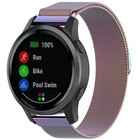 Strap-it® Strap-it Garmin Vivoactive 4 Milanese Armband - 45mm - Regenbogen