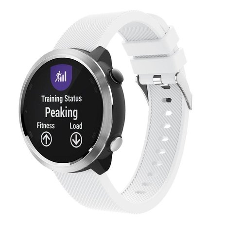 Garmin Vivoactive 4 Armband Silikon - 45mm - Weiß - Smartwatcharmbaender.de