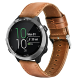 Strap-it® Garmin Vivoactive 4 Armband Leder - 45mm - Braun Strap-it® Garmin Vivoactive 4 Armband Leder - 45mm - Braun