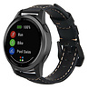 Strap-it® Strap-it Garmin Vivoactive 4 Armband Leder - 45mm - Schwarz Strap-it® Strap-it Garmin Vivoactive 4 Armband Leder - 45mm - Schwarz