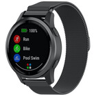Strap-it® Strap-it Garmin Vivoactive 4 Milanese Armband - 45mm - Schwarz